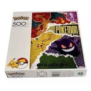 Buffalo Games Pokemon Pikachu, Charizard & Gengar Puzzle 500 Pieces